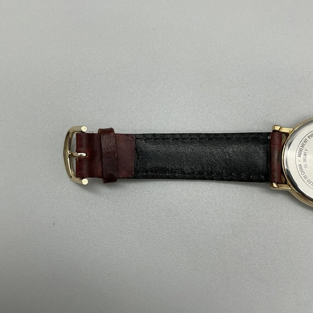 Vintage Timex Disney Pooh Tigger Women Watch 33mm Winnie the Pooh Brown Leather